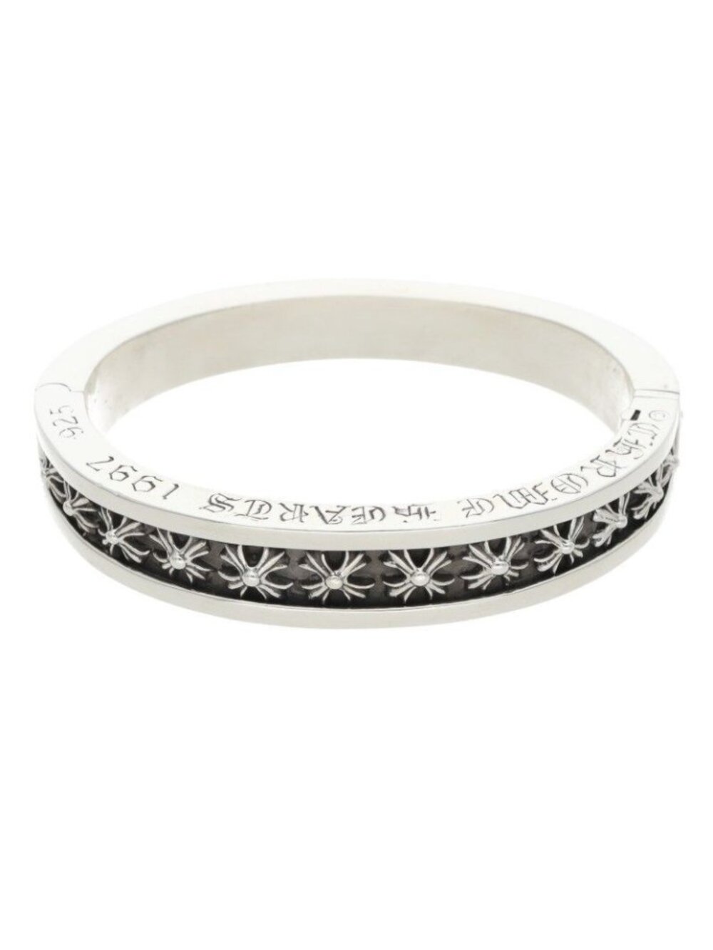 Chrome Hearts Narrow CH Plus Band Bangle Bracelet